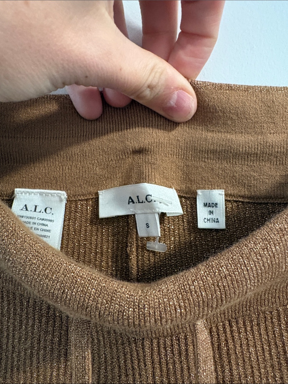 ALC Quentin Ribbed Knit Pants - Picture 4 of 6
